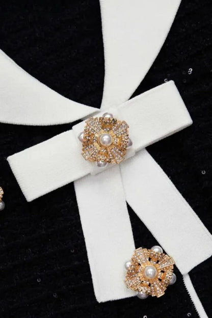 Waffly | Mini-robe à manches courtes et ornements