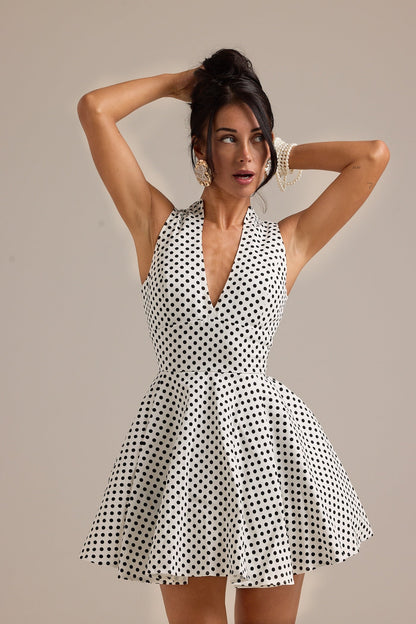 Elsa | Mini-robe à pois