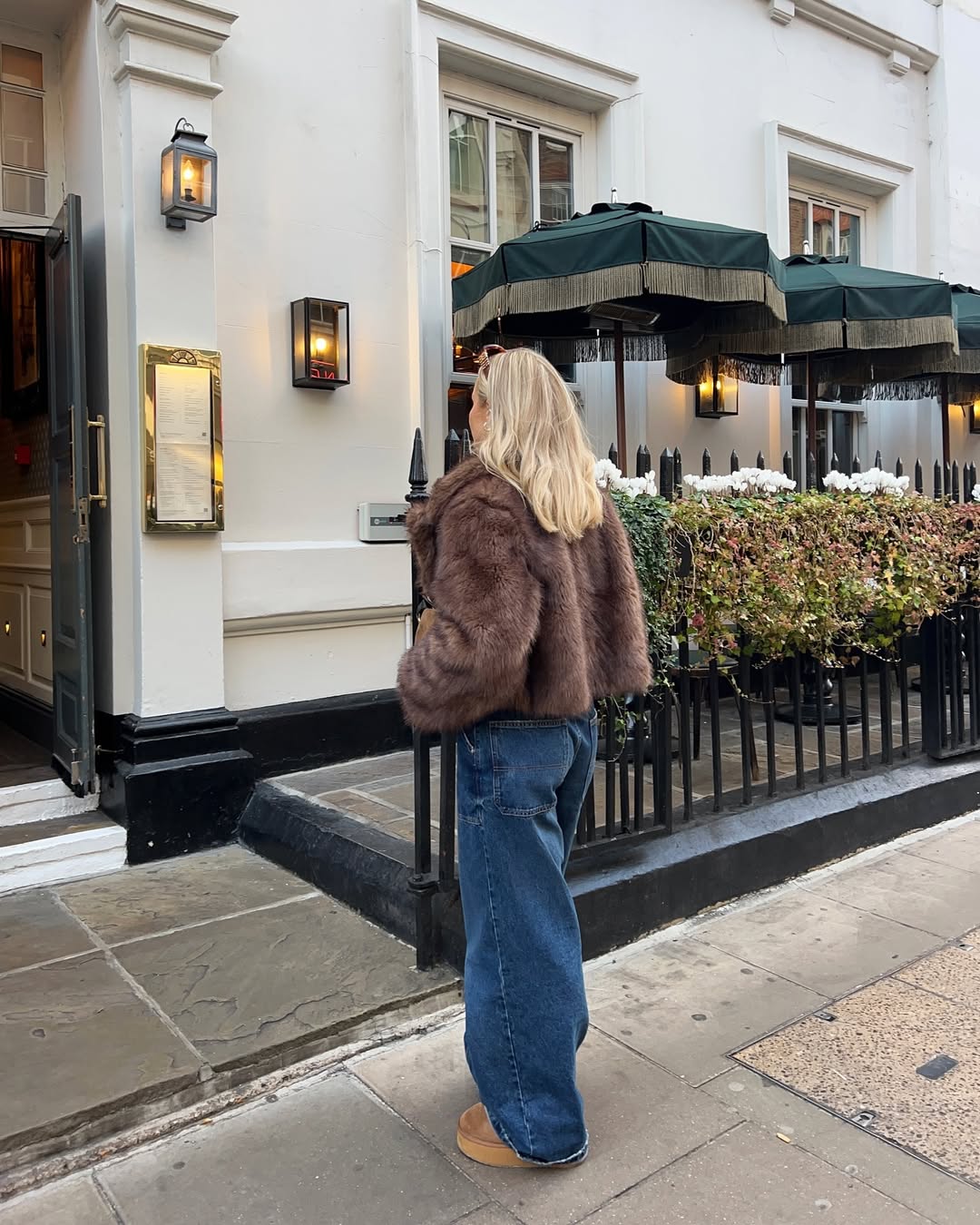 Kataleya | Manteau court oversize en fausse fourrure