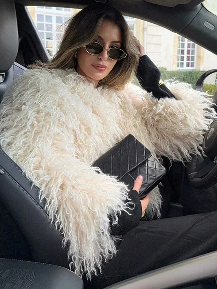 Dream | Manteau en fourrure à manches longues