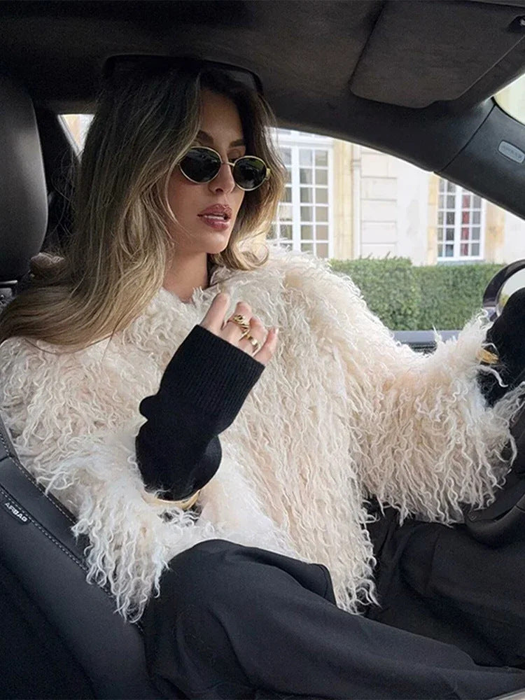 Dream | Manteau en fourrure à manches longues