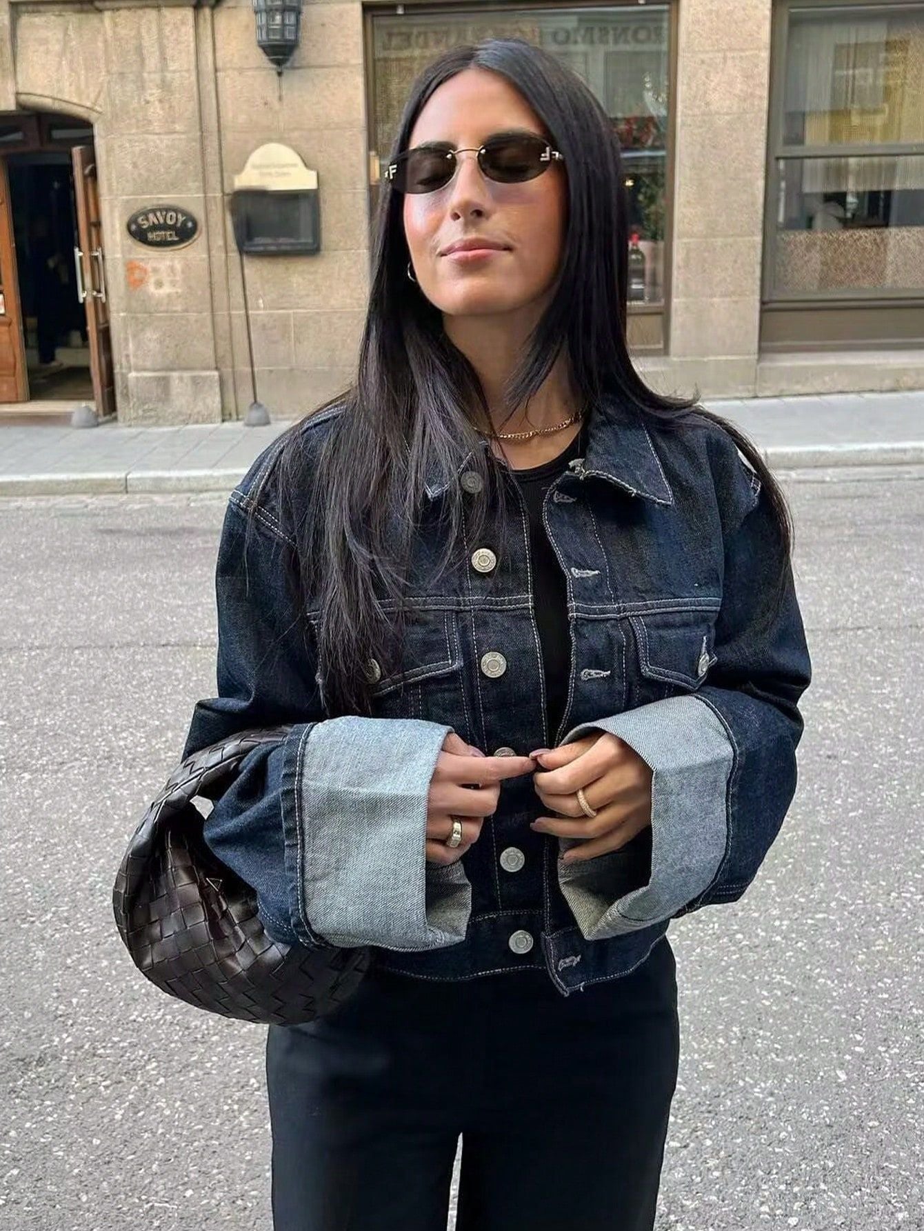 Meadow | Veste à manches longues roulées