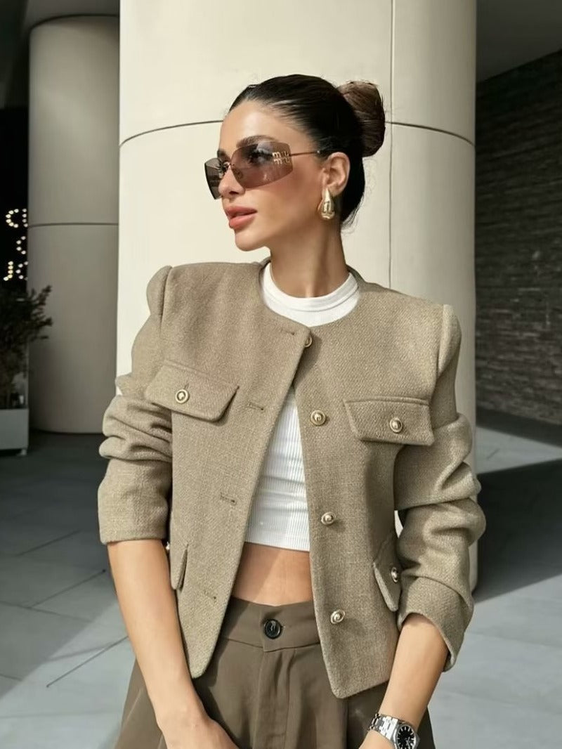 Megan | Vintage Cropped Jacket