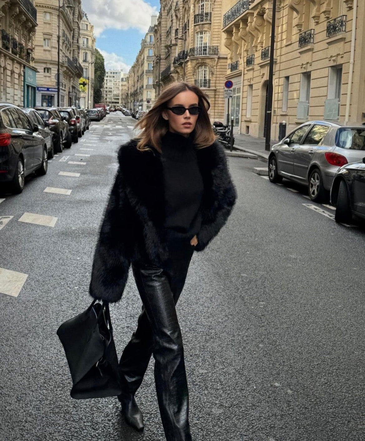 Faith | Manteau en fausse fourrure