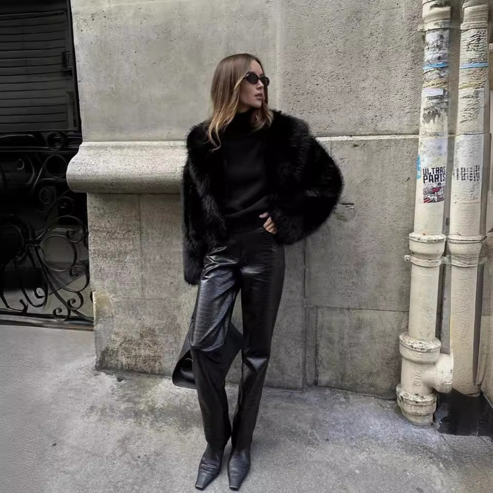 Faith | Manteau en fausse fourrure