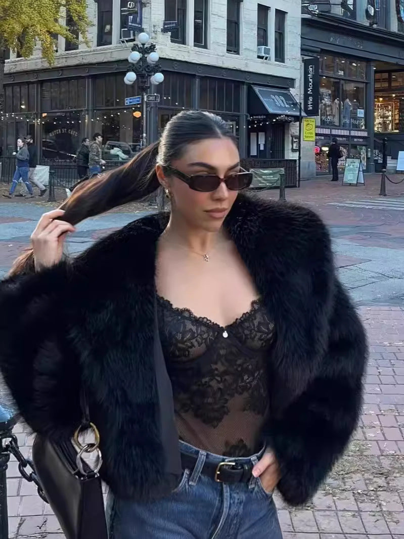 Faith | Manteau en fausse fourrure