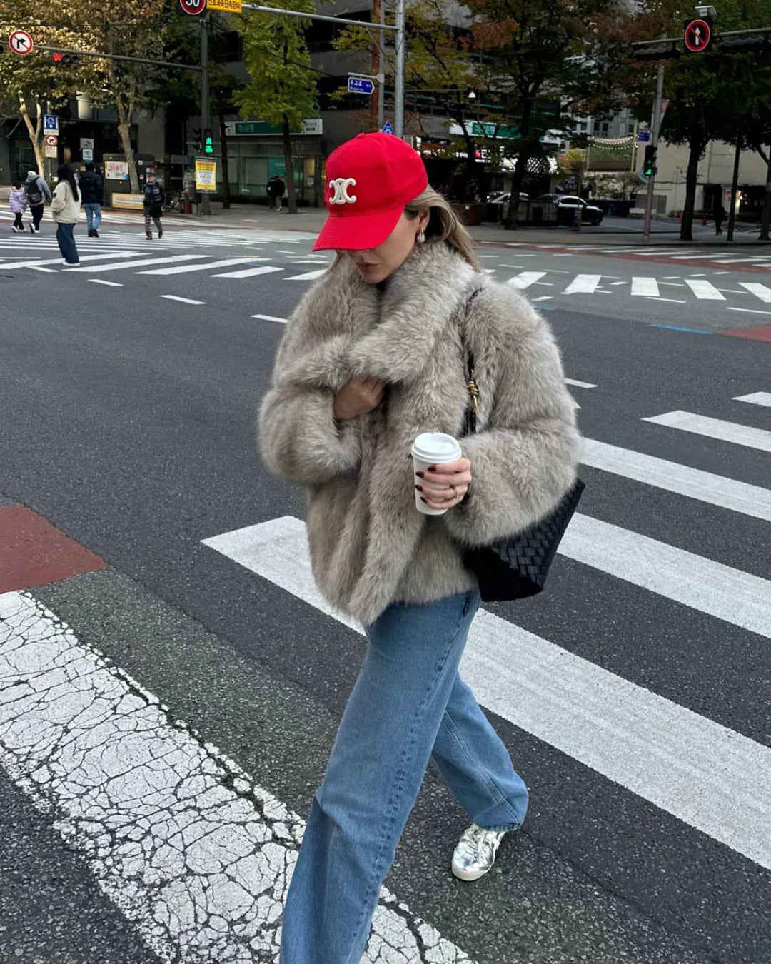 Abigail | Manteau en fausse fourrure