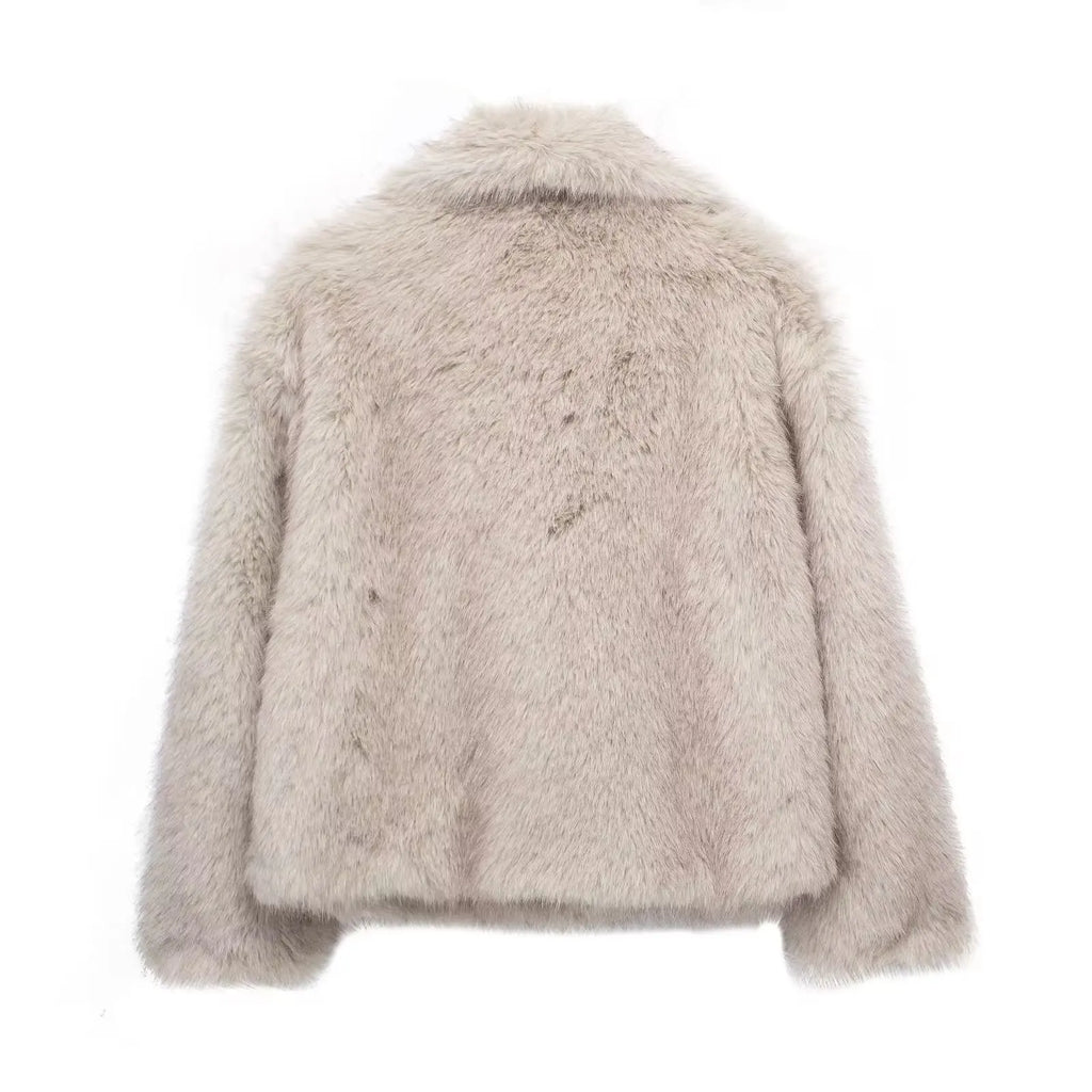Abigail | Manteau en fausse fourrure