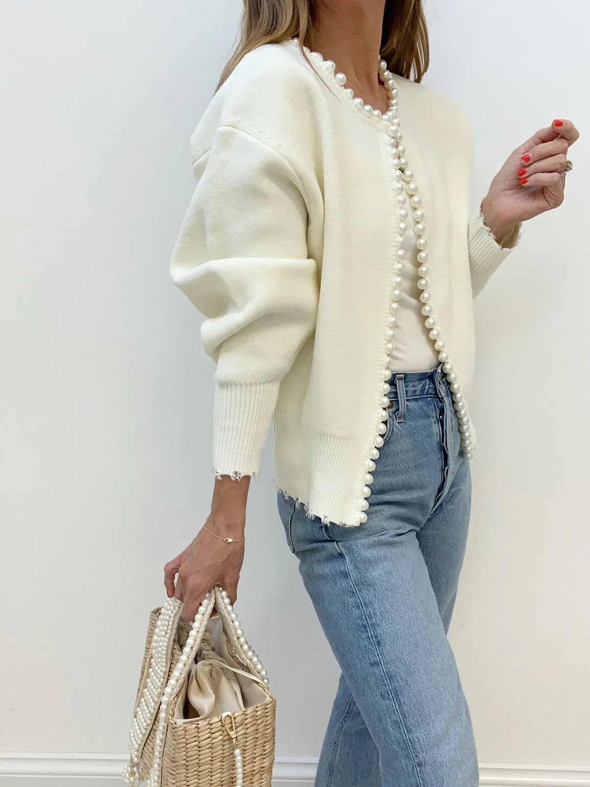 Nancy | Cardigan Pearl