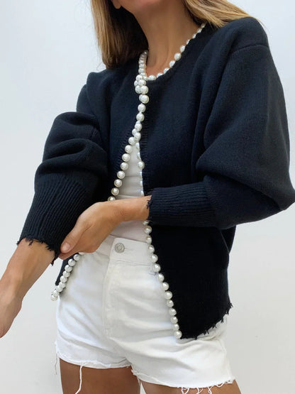 Nancy | Pearl Cardigan