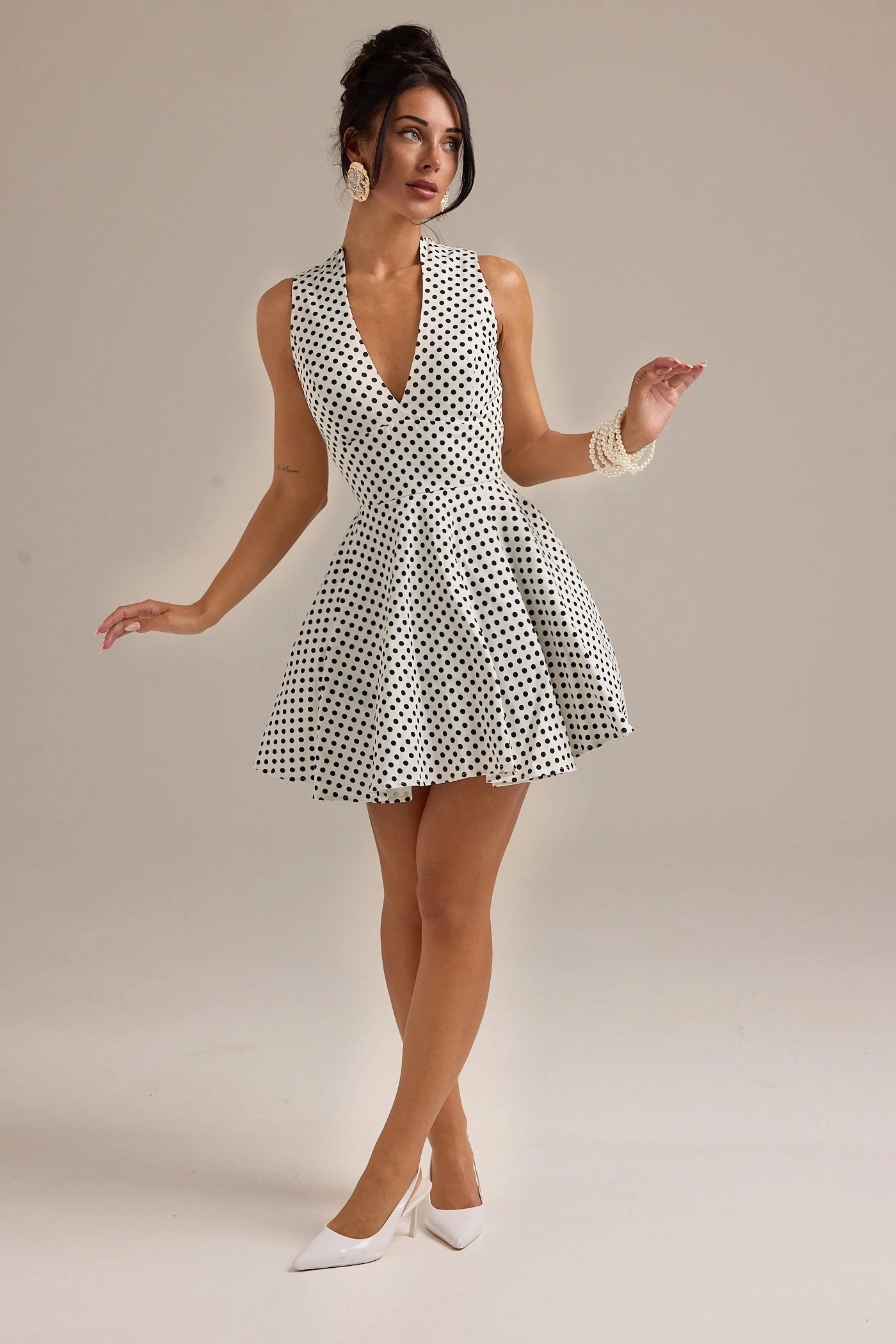 Elsa | Mini-robe à pois