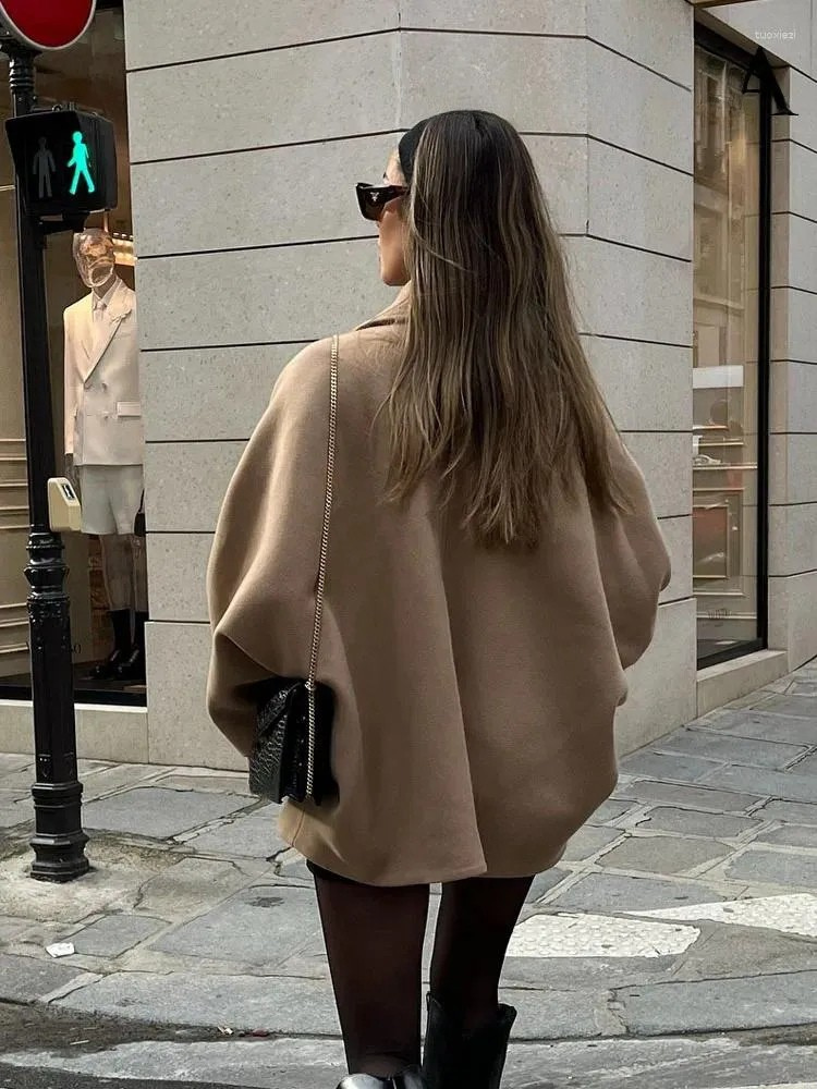 Lauryn | Manteau oversize à col montant