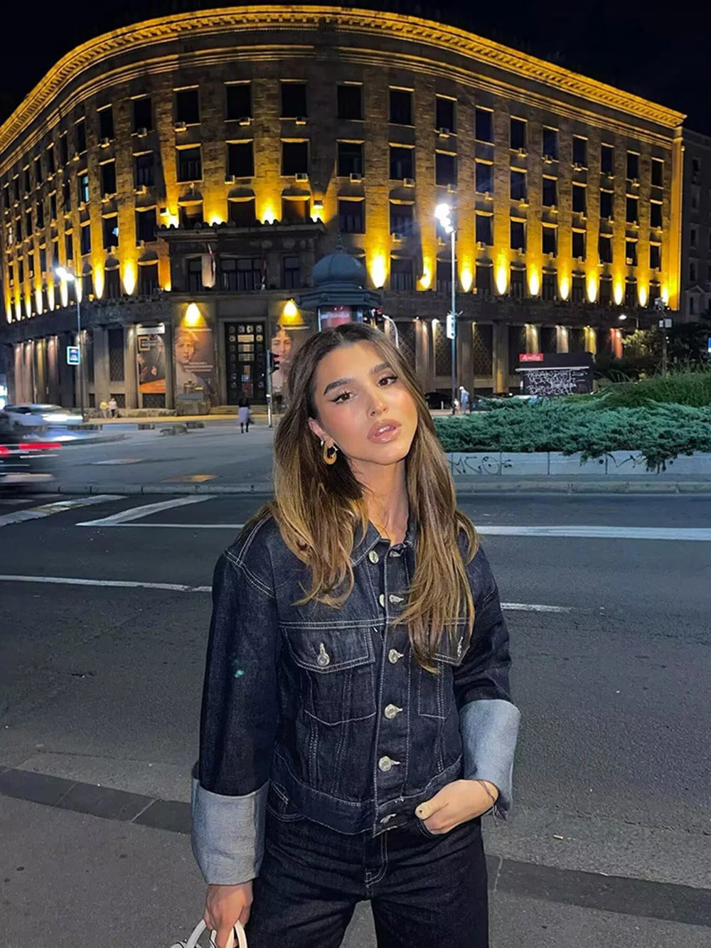 Meadow | Veste à manches longues roulées