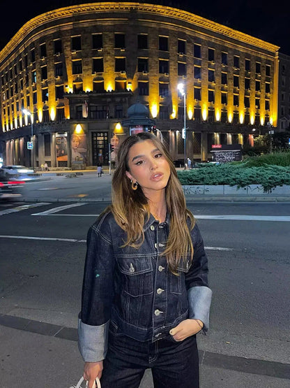 Meadow | Veste à manches longues roulées