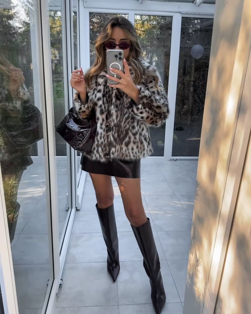 Zoe | Veste oversize en fausse fourrure