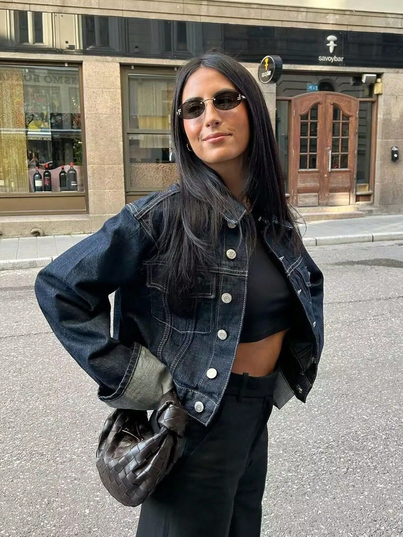 Meadow | Veste à manches longues roulées