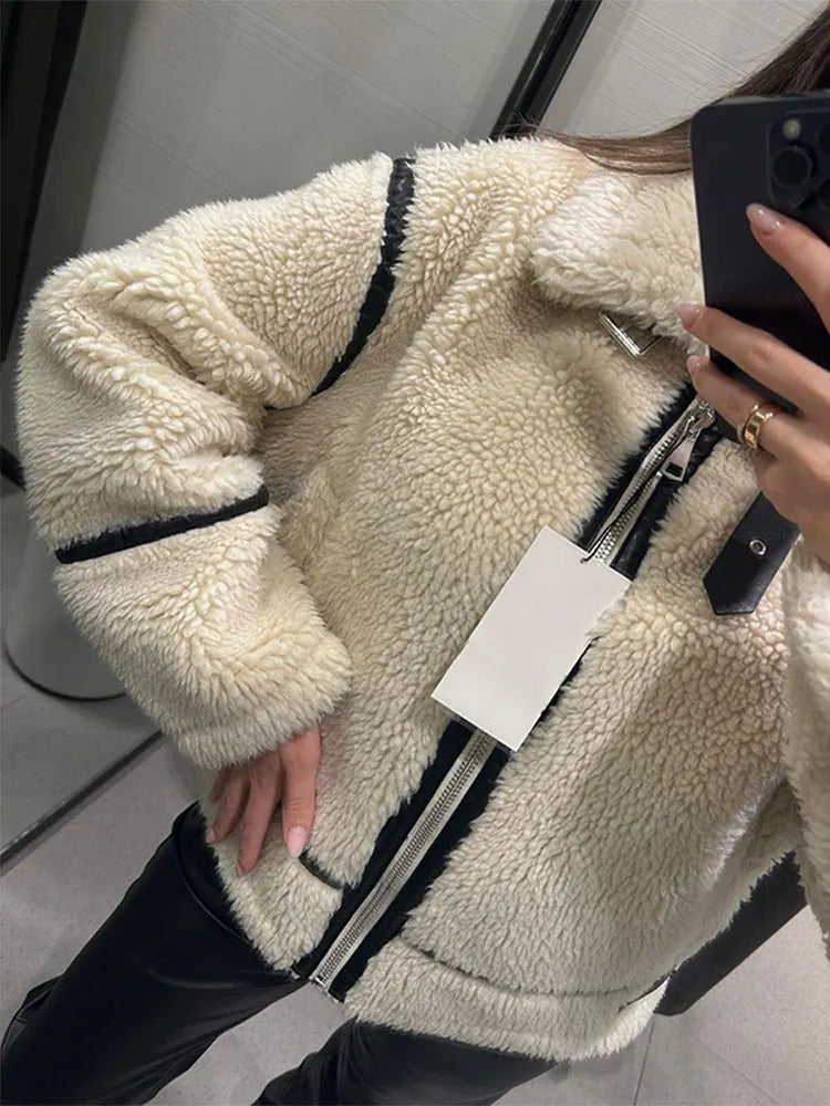 Zip | Veste en fausse fourrure