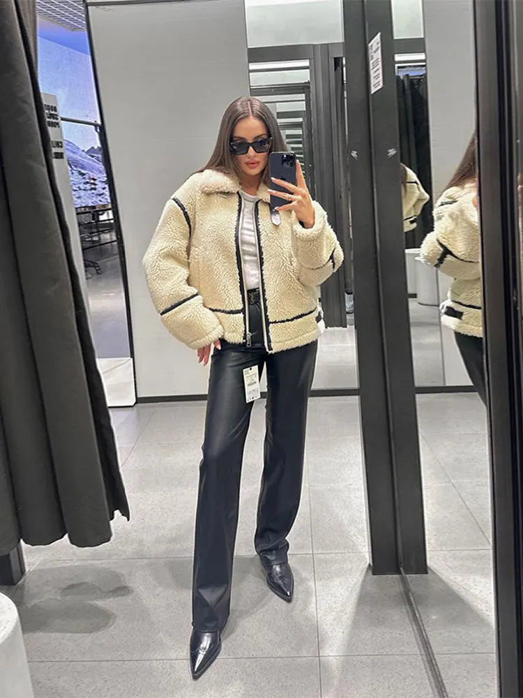 Zip | Veste en fausse fourrure