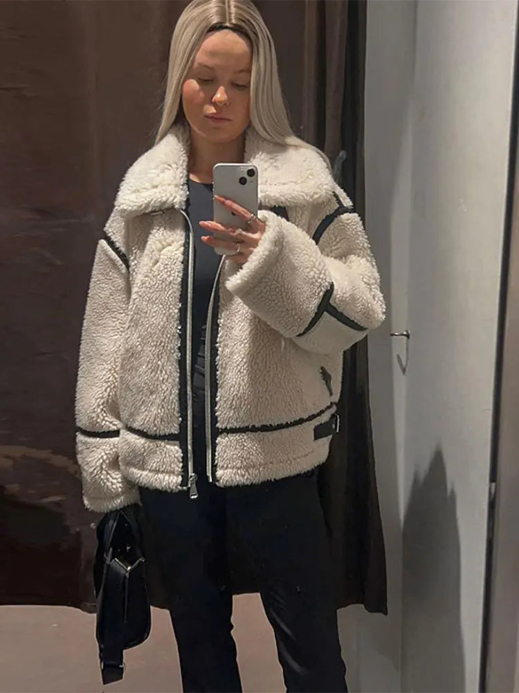 Zip | Veste en fausse fourrure