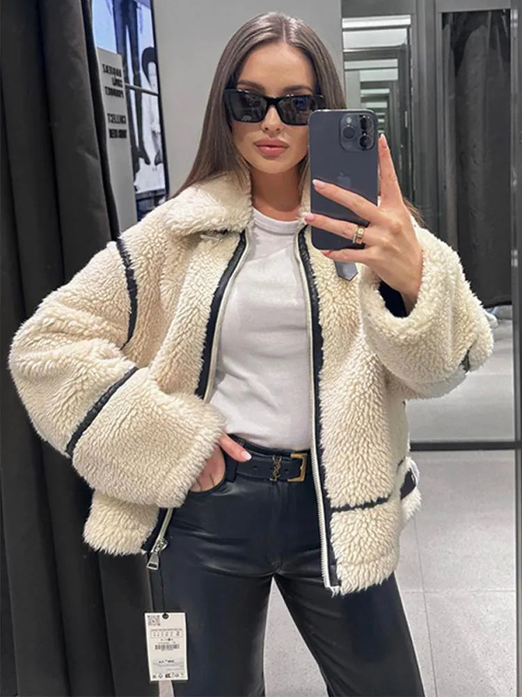Zip | Veste en fausse fourrure