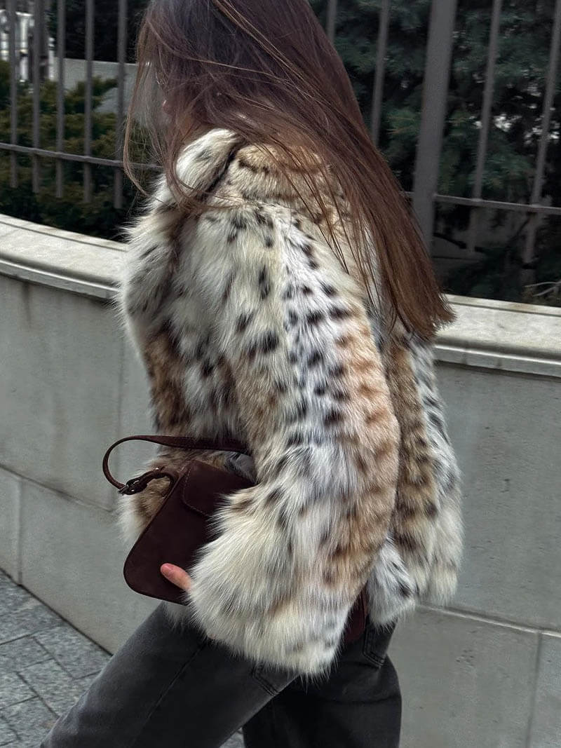 Zoe | Veste oversize en fausse fourrure