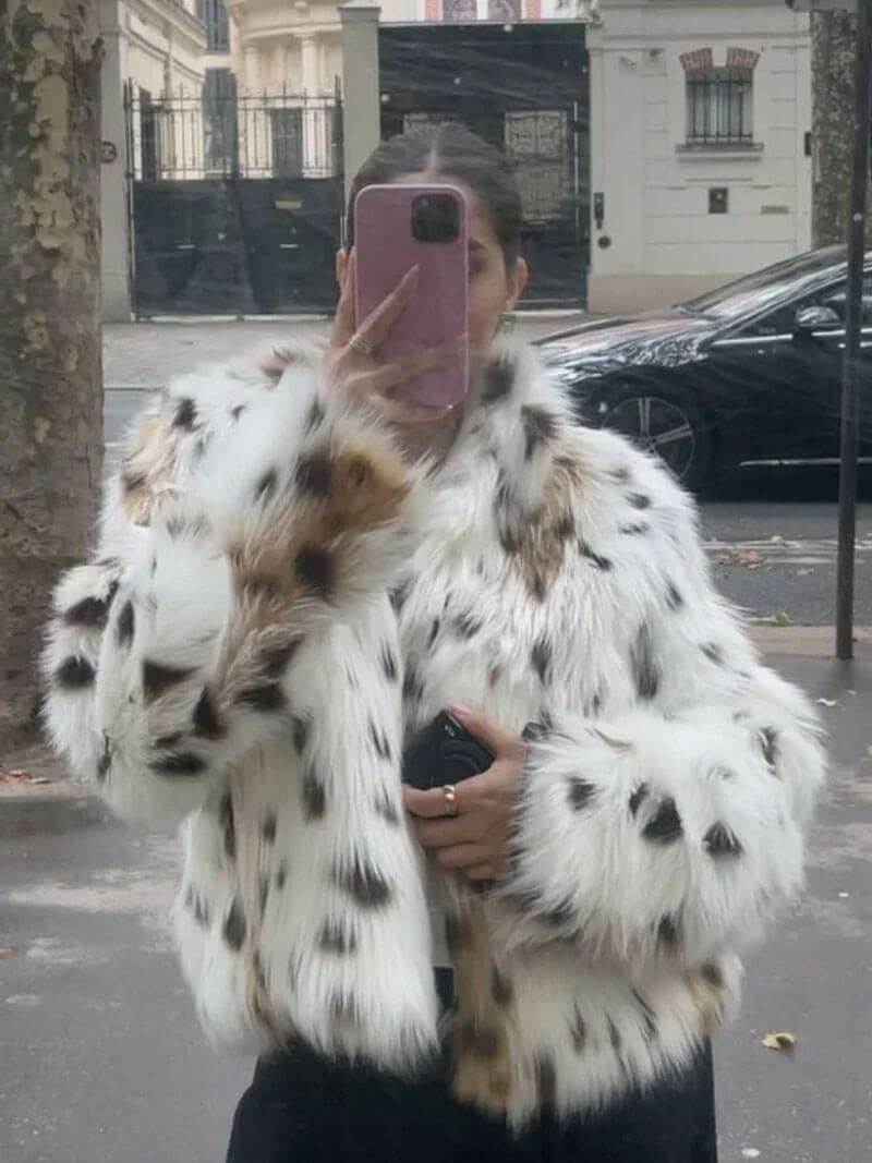 Zoe | Veste oversize en fausse fourrure