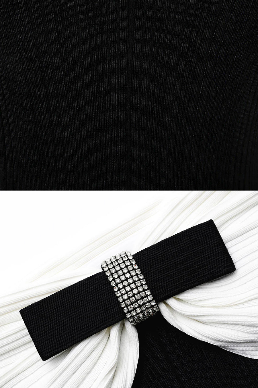 Syera | Robe midi sophistiquée à nœud sirène