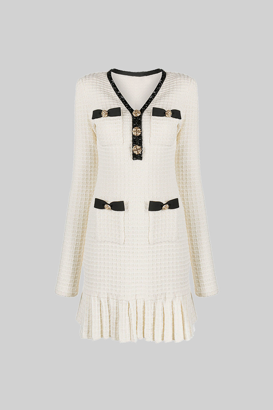 Santana | Robe en maille à motif texturé