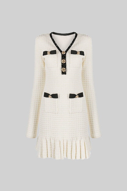 Santana | Robe en maille à motif texturé