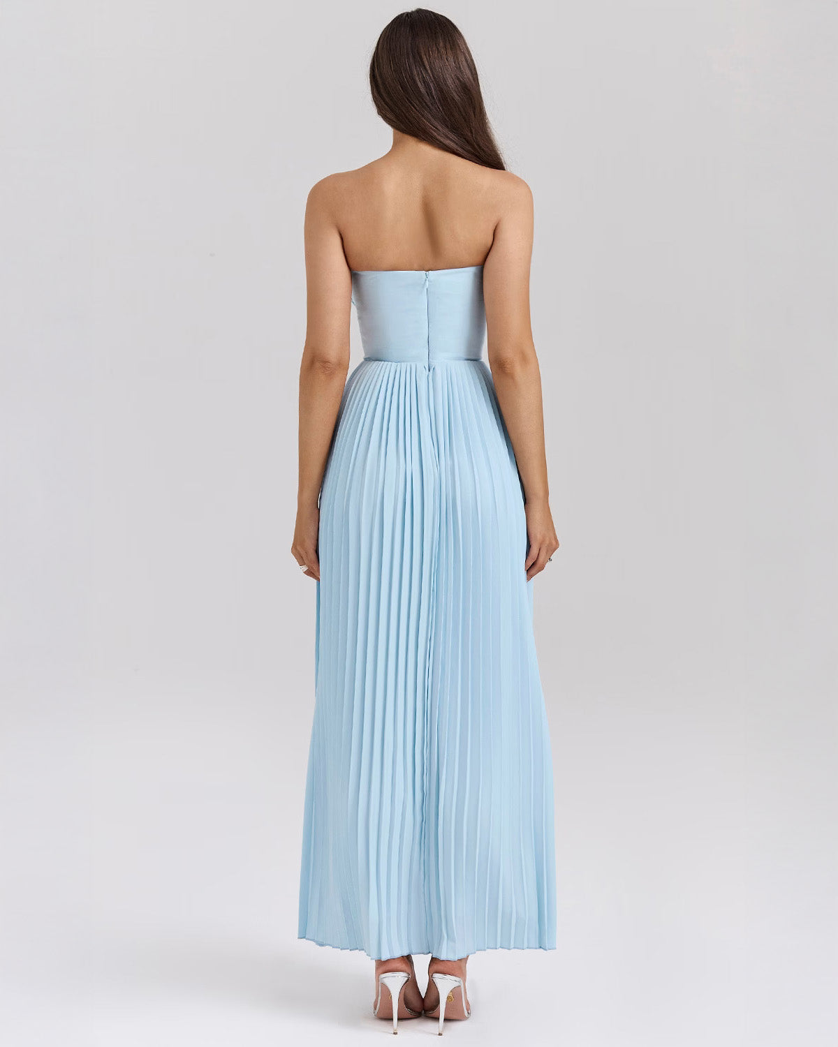 Synda | Robe longue avec corsage en coquillage